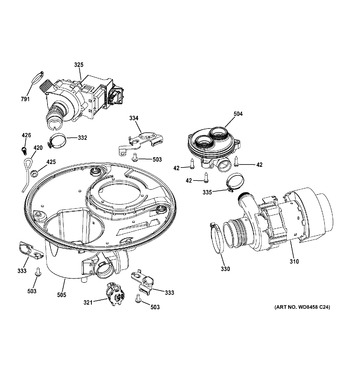 Diagram for GDF520PGD4WW