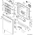 Diagram for 1 - Escutcheon & Door Assembly