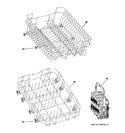 Diagram for 3 - Upper & Lower Rack Assemblies