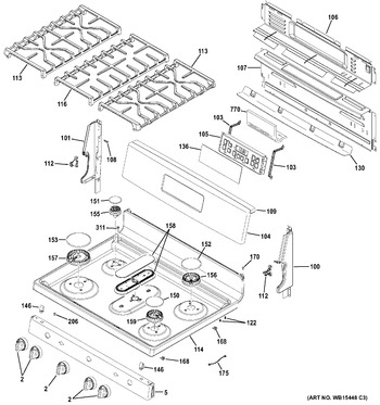 Diagram for JGB660EEJ1ES