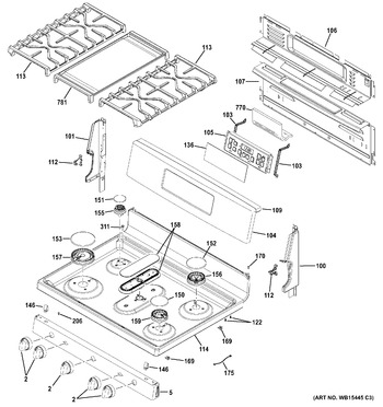 Diagram for JGB700SEJ1SS