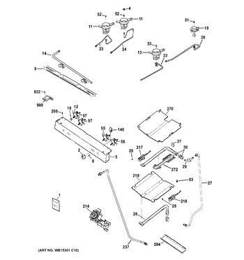 Diagram for JGB635DEK1WW