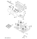 Diagram for 2 - Control Panel & Cooktop