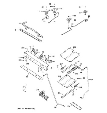 Diagram for JGB450DEK1WW