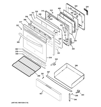 Diagram for JGB450DEK1WW