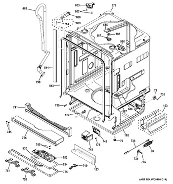 Diagram for CDT765SSF0SS