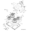 Diagram for 1 - Control Panel & Cooktop