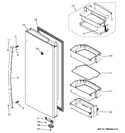 Diagram for 5 - Fresh Food Door - Rh