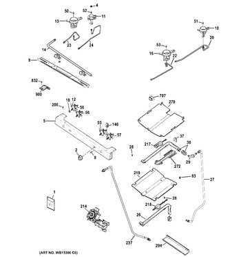 Diagram for JGB645DEK1WW