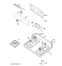 Diagram for 2 - Control Panel & Cooktop