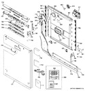 Diagram for 1 - Escutcheon & Door Assembly