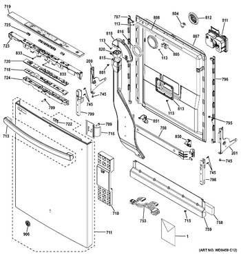 Diagram for DDT575SGF8WW