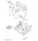 Diagram for 2 - Control Panel & Cooktop