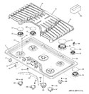 Diagram for 1 - Control Panel & Cooktop