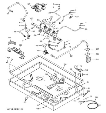 Diagram for PGP976DET4WW