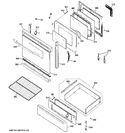 Diagram for 4 - Door & Drawer Parts