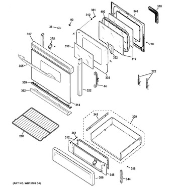 Diagram for PGB910DET2WW