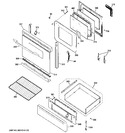 Diagram for 4 - Door & Drawer Parts