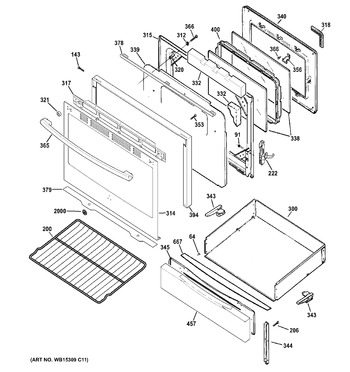 Diagram for JGB650SEF1SS