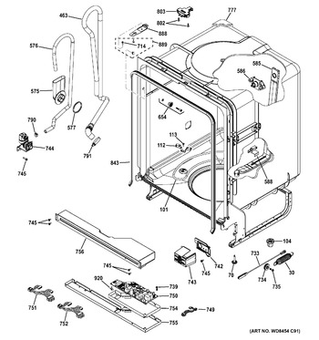 Diagram for GDF510PSJ0SS