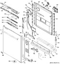 Diagram for 1 - Escutcheon & Door Assembly