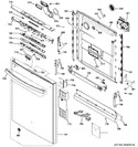 Diagram for 1 - Escutcheon & Door Assembly