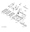 Diagram for 2 - Control Panel & Cooktop