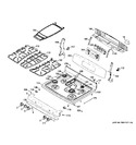 Diagram for 2 - Control Panel & Cooktop