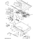 Diagram for 1 - Control Panel & Cooktop