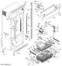 Diagram for 3 - Freezer Section, Trim & Components