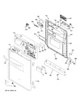 Diagram for 1 - Escutcheon & Door Assembly