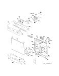 Diagram for 1 - Escutcheon & Door Assembly