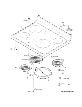 Diagram for JB620DF1WW