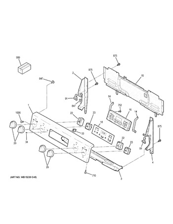 Diagram for JB645EK1ES