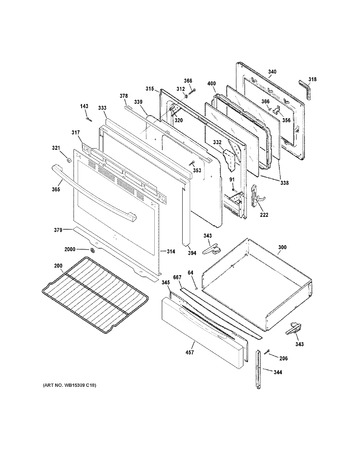 Diagram for JGB650SEF3SS