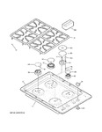 Diagram for 1 - Control Panel & Cooktop