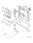 Diagram for 1 - Escutcheon & Door Assembly