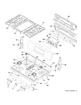 Diagram for 2 - Control Panel & Cooktop