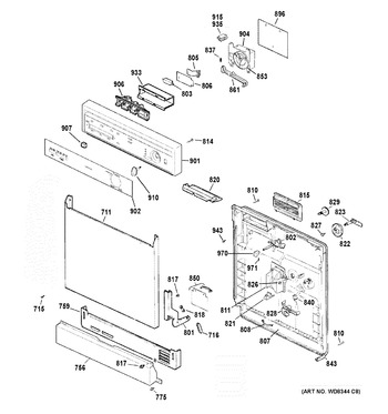 Diagram for HDA3600V00WW