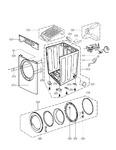 Diagram for 02 - Cabinet And Door Parts