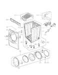 Diagram for 02 - Cabinet And Door Parts