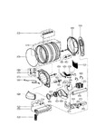 Diagram for 03 - Drum/motor: Electric Type