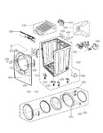 Diagram for 03 - Cabinet And Door Assembly Parts