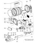 Diagram for 03 - Drum/motor Assy