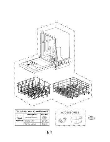 LG : LDS4821WW Full Console Dishwasher - White