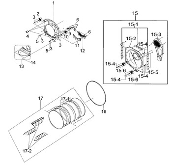 Diagram for DV206AES/XAA-0000