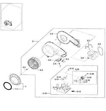 Diagram for DV219AEW/XAA-0001