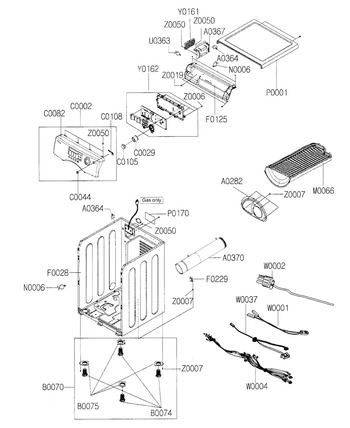 Diagram for DV306LGW/XAA