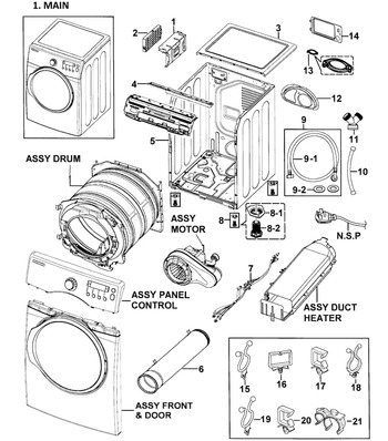 Diagram for DV350AER/XAA-0000