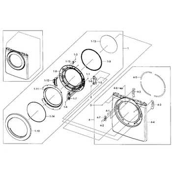 Diagram for DV361GWBEWR/A3-0001